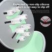 R-JUST BJ15 Aluminum Magnetic Data Cable Storage & Phone Bracket - 6