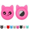 Black Silicone Case for AirTag - Cute Cartoon Pet Collar Anti-lost Tracker - 3