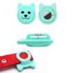 Naughty Smile Cute Cartoon Pet Collar AirTag Tracker Case (White) - 4