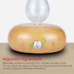 Wood Essential Oil Diffuser Aromatherapy Machine, UK Plug, Light Brown - 4