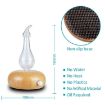 Wood Essential Oil Diffuser Aromatherapy Machine, UK Plug, Light Brown - 5
