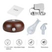 Wood Essential Oil Diffuser Aromatherapy Machine, UK Plug, Light Brown - 6