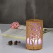 USB 200ml Wooden Essential Oil Humidifier & Sprayer - Light Brown - 3