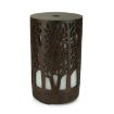 USB 200ml Wooden Essential Oil Aromatherapy Humidifier Dark Brown - 2