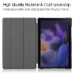 Samsung Galaxy Tab A8 2021 Leather Case, Three-Fold Holder, Grey - 4