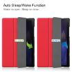 Samsung Galaxy Tab A8 2021 Red Leather Tablet Case with Holder - 5