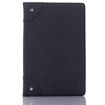 Samsung Galaxy Tab A7 T500 Retro Leather Case - Black - 2