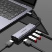 Amalink 95126 USB-C Hub: Dual HDMI, 2 USB Ports, PD 3.0 (Grey) - 5