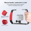 PULUZ Dual Silicone Handles Diving Rig for GoPro, DJI OSMO, Insta360 - 5