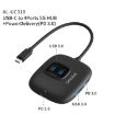Amalink UC310 USB-C to 4-Port USB Hub (Black) - 3
