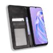 Ulefone Note 6/6P Leather Case - Magnetic Buckle, Retro Texture, Black - 5