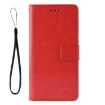 Ulefone Note 6/6P Red Retro Leather Phone Case - Crazy Horse Texture - 2