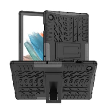 Samsung Galaxy Tab A8 10.5 (2021) Tire Texture TPU + PC Case - Black - 1