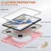 Samsung Galaxy Tab A8 10.5 2021 Rose Gold Silicone + PC Case - 5