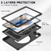 Samsung Galaxy Tab A8 10.5 2021 Shockproof TPU + PC Case (Black) - 4