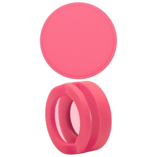 Pink Silicone Pet Collar Case for AirTag - Anti-scratch, Shockproof - 1