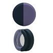 Anti-scratch Shockproof Silicone Pet Collar Case for AirTag, Black Purple - 1