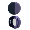 Anti-scratch Shockproof Silicone Pet Collar Case for AirTag, Black Purple - 2