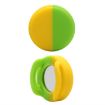 AirTag Pet Collar Case, Anti-scratch Shockproof Silicone, 34x34x17.3mm, Yellow Green - 2