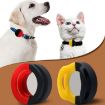 AirTag Pet Collar Case, Anti-scratch Shockproof Silicone, Taro Purple, 34mm - 7