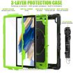 Samsung Galaxy Tab A8 10.5 2021 X200/X205 Silicone PC Case Yellow Green - 4