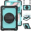 Samsung Galaxy Tab A8 10.5 2021 X200/X205 Silicone PC Case Blue/Black - 1