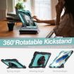 Samsung Galaxy Tab A8 10.5 2021 X200/X205 Silicone PC Case Blue/Black - 3