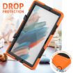 Samsung Galaxy Tab A8 10.5 2021 X200/X205 Orange Silicon PC Case - 5