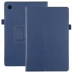 Samsung Galaxy Tab A8 10.5 2021 Dark Blue Leather Tablet Case - 1