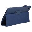 Samsung Galaxy Tab A8 10.5 2021 Dark Blue Leather Tablet Case - 5
