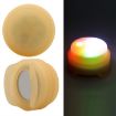 Yellow Silicone Protective Case with Light for AirTag Pet Collar Tracker - 1