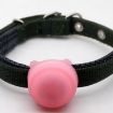 Yellow Silicone Protective Case with Light for AirTag Pet Collar Tracker - 4