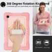 Samsung Galaxy Tab A8 10.5 2021 Case, 360 Rotation, Rose Gold - 3