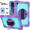 Samsung Galaxy Tab A8 10.5 2021 Case, 360 Rotation, Purple/Mint Green - 2