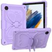 Samsung Galaxy Tab A8 10.5 2021 Beige Tablet Case - Raro Purple Holder - 1