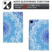 Samsung Galaxy Tab A8 10.5 2021 Green Flower TPU Leather Case - 7