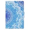 Samsung Galaxy Tab A 8.0 2015 Green Flower TPU Leather Case - 2