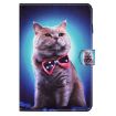 Samsung Galaxy Tab A 8.0 T350 Leather Case with Pen Slot - Bow Tie Cat - 2