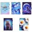 7" Tablet Leather Case with Pen Slot - Butterfly Design - 7