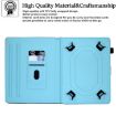 10" Tablet Case with Pen Slot - Leather Cover (Wildebeest Design) - 6