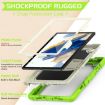 Samsung Galaxy Tab A8 10.5 2021 Shockproof Case Beige Silicone PC - 5