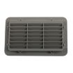 Snap-on RV/Bus Oblique Louver Outlet Panel Grey 193x122mm A6787 - 3