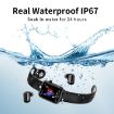 X8 Smart Watch with 1.69" IPS Screen & TWS Earbuds, Bluetooth Call, Black - 6