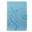 Samsung Galaxy Tab A8 10.5 2021 Butterfly Flower Leather Case Blue - 2