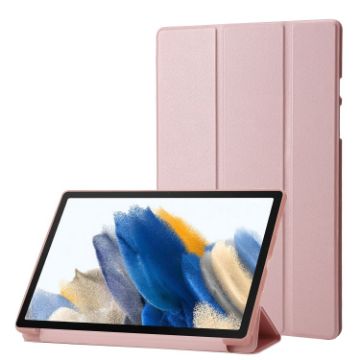 Samsung Galaxy Tab A8 10.5 2021 Rose Gold TPU Leather Case - 1