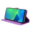 Ulefone Note 13P Purple Leather Phone Case - Diamond Texture Cover - 5