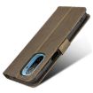 Ulefone Note 13P Brown Leather Phone Case - Diamond Texture Cover - 6