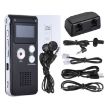 SK-012 4GB USB Dictaphone Voice Recorder with MP3 Player - Purple - 7