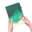 Samsung Galaxy Tab A 10.1 2016 Watercolor Flip Case Cyan Green T580/T585 - 6