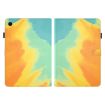 Samsung Galaxy Tab 9 Autumn Leaves Watercolor Flip Leather Case - 2